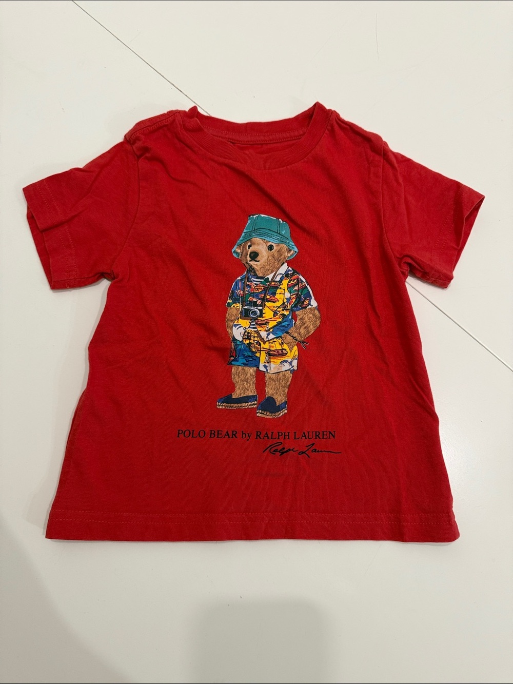 Polo Bear Cotton Jersey Tee